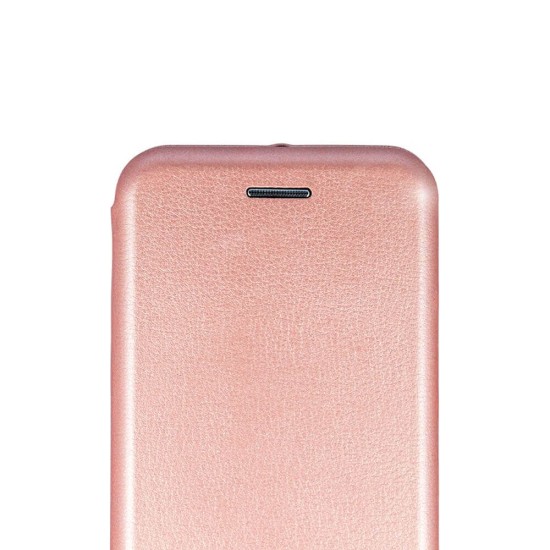 Smart Diva priekš Samsung Galaxy A9 (2018) A920 - Rozā zelts - sāniski atverams maciņš ar stendu (ādas maks, grāmatiņa, leather book wallet case cover stand)