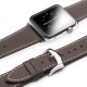 QIALINO Top Layer Cowhide Leather Strap для Apple Watch 38 / 40 / 41 mm - Тёмно Коричневый - ремешок для часов из натуральной кожи
