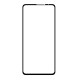 HAT PRINCE Full Glue Full Size Tempered Glass Screen Protective Film priekš Xiaomi Mi Mix 3 - Melns - Ekrāna Aizsargstikls / Bruņota Stikla Aizsargplēve (Full screen size curved)