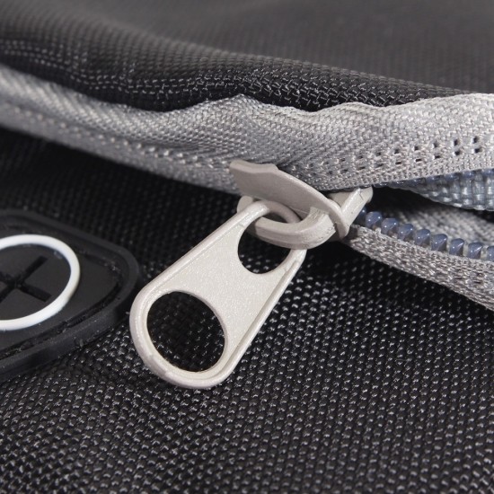 Arm Case Pocket Zipper 5.5-inch - Melns - Universāls maks ietvars ar rāvējslēdzēju - Sporta futlāris rokas aproce fitnesam saite