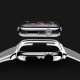 Usams Nylon Sport Mode Wrist Band with PC Case priekš Apple Watch Series 4 / 5 / 6 / SE (40mm) - Sarkans - neilona siksniņas (jostas) ar plastikātu apvalku pulksteņiem