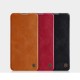 NILLKIN Qin Series Leather Case priekš Huawei P Smart Z / Honor 9X - Melns - sāniski atverams maciņš (ādas maks, grāmatiņa, leather book wallet case cover)
