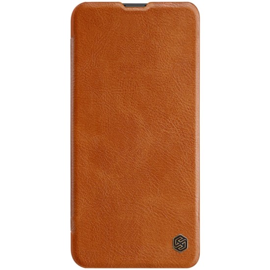 NILLKIN Qin Series Leather Case priekš Huawei P Smart Z / Honor 9X - Brūns - sāniski atverams maciņš (ādas maks, grāmatiņa, leather book wallet case cover)