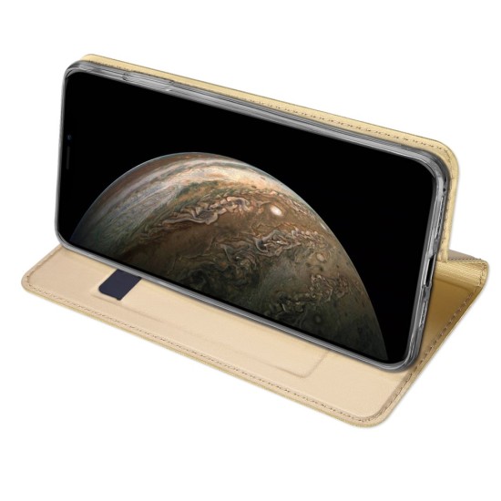 Dux Ducis Skin Pro series priekš Apple iPhone 11 Pro - Zelts - sāniski atverams maciņš ar magnētu un stendu (ādas maks, grāmatiņa, leather book wallet case cover stand)