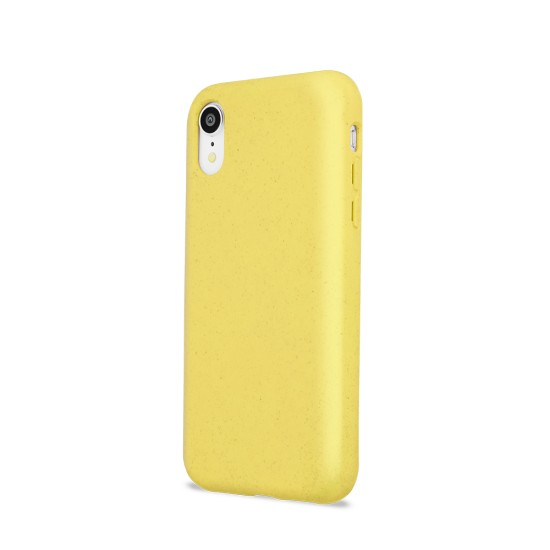Forever Bioio Organic Back Case priekš Samsung Galaxy S10 G973 - Dzeltens - matēts silikona aizmugures apvalks / vāciņš no bioloģiski sadalītiem salmiem