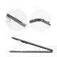 Magneto Aluminium Case with Back Tempered Glass and Silicone priekš Apple iPhone 11 Pro - Melns - alumīnija bampers ar aizmugures aizsargstiklu (vāciņš, TPU apvalks cover, bumper shell)