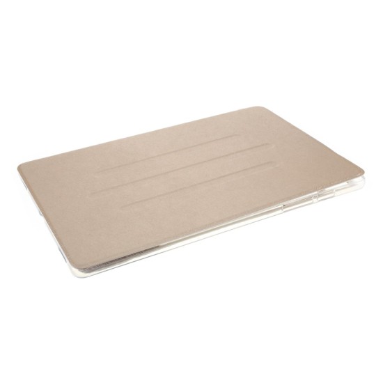 Silk Texture Stand Leather Tablet Protective Case priekš Samsung Galaxy Tab S6 T860 / T865 - Zelts - sāniski atverams maciņš ar stendu