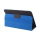 Universal Book Case Orbi Stand Cover priekš 9-10 inch Tablet PC - Melns / Zils - Universāls sāniski atverams maks planšetdatoriem ar stendu (ādas grāmatiņa, leather book wallet case cover stand)
