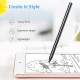 ESR Active Capacitive Pen Touch Screen Stylus Drawing - Universāls vadības kociņš - Melns - pildspalva priekš ekrāniem (Apple Pencil MK0C2ZM/A / Samsung S Pen EJ-PT860BJEGWW analogs)