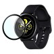 3D Anti-fingerprint (2 gab.) Hybrid Glass Protective Film priekš Samsung Galaxy Watch Active 2 (40mm)- Ekrāna Aizsargstikls / Bruņota Stikla Aizsargplēve