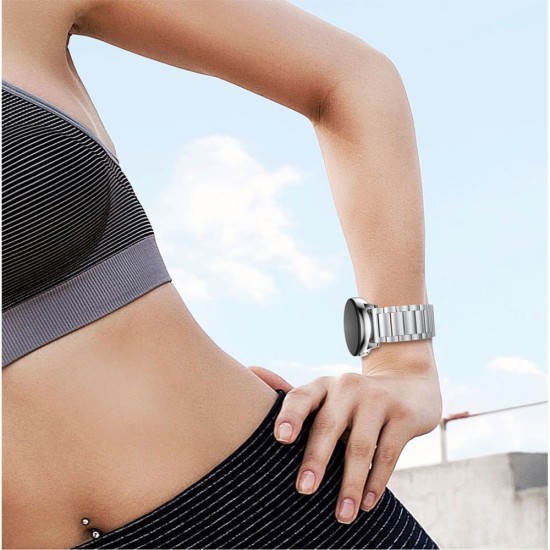 20mm Stainless Steel Watch Band Strap - Серебристый - ремешок для часов из нержавеющей стали для умных часов