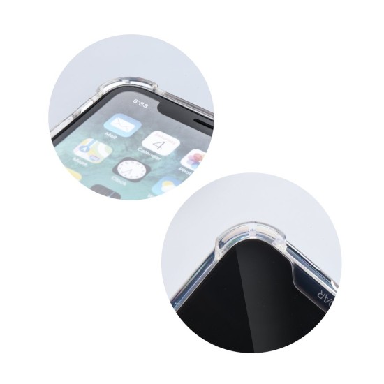 RoarKorea Armor Jelly priekš Xiaomi Mi Note 10 / Note 10 Pro - Caurspīdīgs - triecienizturīgs silikona bampers ar plastikāta aizmugures apvalku (bampers, vāciņš, TPU silicone case cover, bumper)