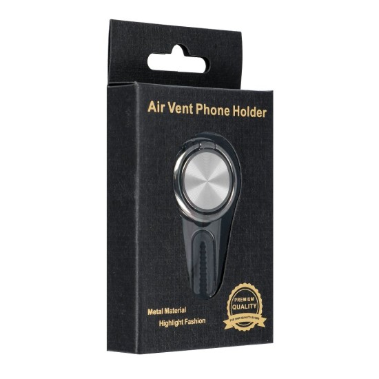 Ring Air Vent Car holder - Серебристый - Универсальное кольцо / авто держатель крепление на решётку вентилятора