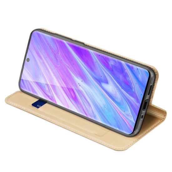Dux Ducis Skin Pro series priekš Samsung Galaxy S20 G980 - Zelts - sāniski atverams maciņš ar magnētu un stendu (ādas maks, grāmatiņa, leather book wallet case cover stand)