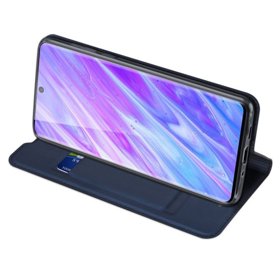 Dux Ducis Skin Pro series priekš Samsung Galaxy S20 G980 - Tumši Zils - sāniski atverams maciņš ar magnētu un stendu (ādas maks, grāmatiņa, leather book wallet case cover stand)