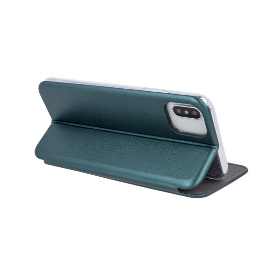 Smart Diva priekš Huawei P40 Lite E - Zaļš - sāniski atverams maciņš ar stendu (ādas maks, grāmatiņa, leather book wallet case cover stand)
