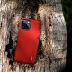 RoarKorea Rico Armor Back Case priekš Xiaomi Redmi Note 9 - Sarkans - triecienizturīgs silikona aizmugures apvalks (bampers, vāciņš, slim TPU silicone case shell cover, bumper)