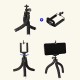 Octopus Tripod Bracket 360 Degree Rotation Mini Universal Mobile Phone Holder Stand - Sarkans - Universāla stiprinājuma statīvs