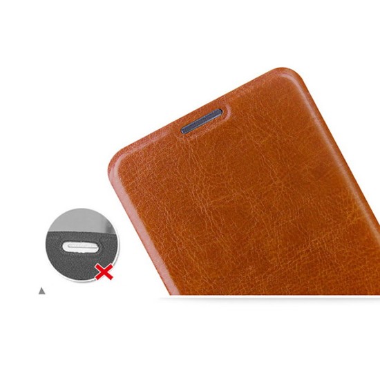 Mofi New Rui priekš Microsoft Nokia Lumia 535 - Rozā - sāniski atverams maciņš ar stendu (ādas maks, grāmatiņa, leather book wallet case cover stand)