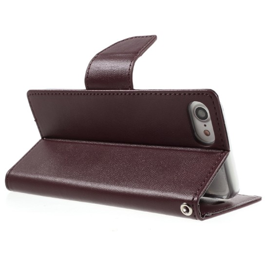 Mercury Bravo Flip Case priekš Samsung Galaxy Note 20 Ultra N986 - Bordo - sāniski atverams maciņš ar stendu (ādas grāmatveida maks, leather book wallet cover stand)