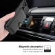 Leather Coated TPU Back Case with Card Holder Built-in Magnetic Sheet priekš Apple iPhone 12 mini - Melns - silikona aizmugures apvalks ar kabatiņu un iebūvētu magnētu / bampers-vāciņš
