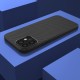 Twill Texture Silicone Mobile Phone Cover Shell priekš Apple iPhone 12 Pro Max - Melns - triecienizturīgs silikona aizmugures apvalks / bampers-vāciņš
