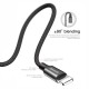 Baseus 1.8M Yiven 2A USB to Lightning cable - Melns - Apple iPhone / iPad lādēšanas un datu kabelis / vads