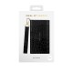 iDeal of Sweden Cassette AW21 Clutch priekš Apple iPhone 13 - Black Croco - mākslīgās ādas grāmatveida maks rokassomas veidā ar siksniņu