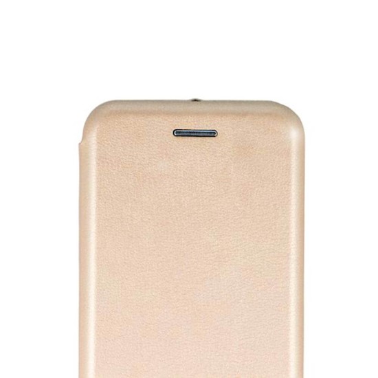 Smart Diva priekš Samsung Galaxy S21 FE 5G G990 - Zelts - sāniski atverams maciņš ar stendu / grāmatveida maks
