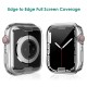 Transparent All-round Soft TPU Protective Cover priekš Apple Watch 7 / 8 / 9 (45mm) - Caurspīdīgs - silikona apvalks viedpulksteņiem