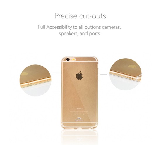 RoarKorea TPU series priekš Apple iPhone 6 / 6S Plus - Dzeltens - super plāns 0.3mm silikona apvalks (bampers, vāciņš, ultra slim TPU silicone case cover, bumper)