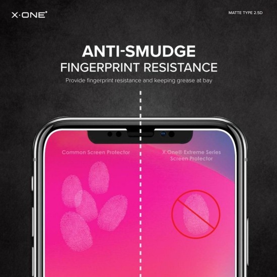 X-One 2.5D Full Glue Extra Strong Crystal Clear Tempered Glass Screen Protector priekš Apple iPhone 11 / XR - Melns - Ekrāna Aizsargstikls / Bruņota Stikla Aizsargplēve