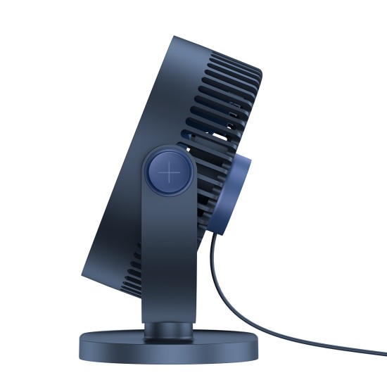 Baseus Serenity Desktop Fan Blue ACYY000003 - Zils - mini galda ventilators ar barošanu no USB savienotāja