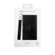 iDeal of Sweden Cassette AW21 Clutch priekš Apple iPhone 14 Pro Max - Black Croco - mākslīgās ādas grāmatveida maks rokassomas veidā ar siksniņu