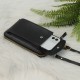 Universal Phone Bag and Wallet 19 x 11cm - Melns - universāls maks / kabatiņa telefonam ar siksniņu