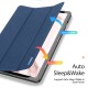 Dux Ducis Domo series priekš Samsung Galaxy Tab S9 X710 / X716 - Tumši Zils - sāniski atverams maciņš ar magnētu un stendu