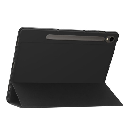 Tech-Protect SC Pen Book Case priekš Samsung Galaxy Tab S9 FE X510 / X516 - Melns - sāniski atverams maciņš ar magnētu un stendu