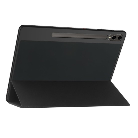 Tech-Protect SC Pen Book Case priekš Samsung Galaxy Tab S9 FE+ X610 / X616 - Melns - sāniski atverams maciņš ar magnētu un stendu