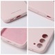 Roar Cloud-Skin Silicone Case (Microfiber Soft Touch) priekš Apple Iphone 15 - Rozā - matēts silikona aizmugures apvalks (bampers vāciņš)