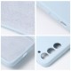 Roar Cloud-Skin Silicone Case (Microfiber Soft Touch) priekš Apple Iphone 15 Pro - Gaiši Zils - matēts silikona aizmugures apvalks (bampers vāciņš)