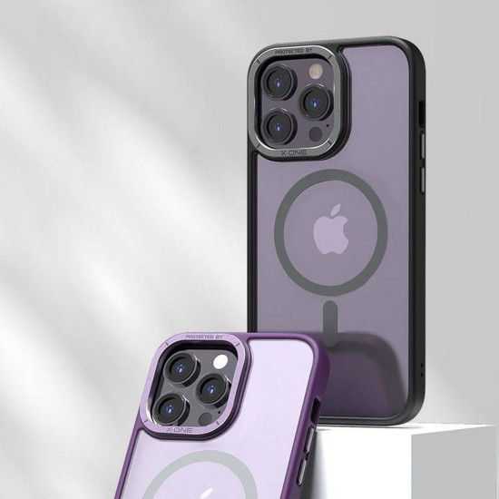 X-One Dropguard (MagSafe compatible) Magnetic Air Case priekš Apple iPhone 15 - Melns - silikona aizmugures apvalks / bampers-vāciņš