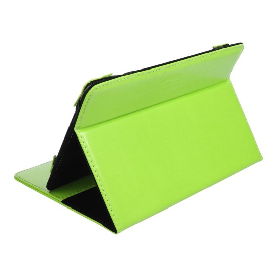 GreenGo Universal Book Case Stand Cover priekš 7-8 inch Tablet PC - Dino - Universāls sāniski atverams maks planšetdatoriem ar stendu (ādas grāmatiņa, leather book wallet case cover stand)