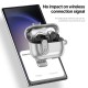 Dux Ducis Seci Protective Case priekš Samsung Galaxy Buds 3 / Buds 3 Pro - Caurspīdīgs - silikona-plastikāta apvalks bezvadu austiņu lādēšanas ierīcei