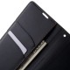 RoarKorea Simply Life Diary Asus Zenfone 2 5.0-inch - Tumši Zils - sāniski atverams maciņš ar stendu (ādas maks, grāmatiņa, leather book wallet case cover stand)