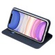 Dux Ducis Skin Pro series priekš Apple iPhone 16e - Tumši Zils - sāniski atverams maciņš ar magnētu un stendu (ādas maks, grāmatiņa, leather book wallet case cover stand)