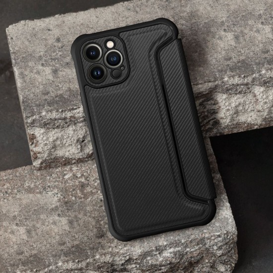 Razor Book Case priekš Samsung Galaxy A05s A057G - Melns - sāniski atverams maciņš / grāmatveida maks
