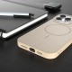 Glitter Thin Magsafe Back Case priekš Apple iPhone 16 Pro Max - Brūns - silikona aizmugures apvalks / bampers-vāciņš