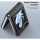 Dux Ducis Bril Case priekš Samsung Galaxy Flip7 5G - Melns - mākslīgās ādas aizmugures apvalks / vāciņš