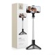 Tech-Protect L02S Bluetooth remote control Selfie Stick with Tripod - Melns - Selfie monopod Teleskopisks Universāla stiprinājuma statīvs