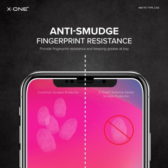 X-One 2.5D Full Glue Extra Strong Crystal Clear Tempered Glass Screen Protector priekš Apple iPhone 16 Pro - Melns - Ekrāna Aizsargstikls / Bruņota Stikla Aizsargplēve